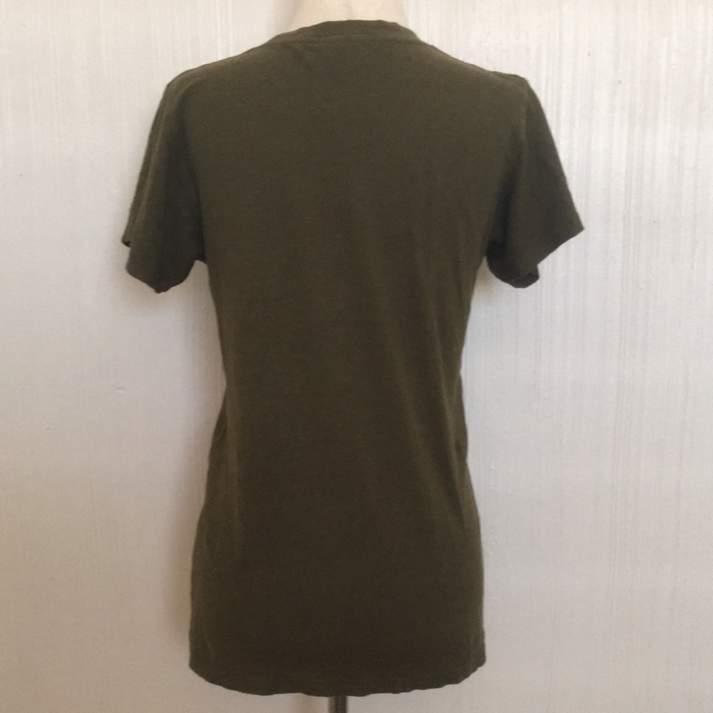 $48 Jungmaven Lorel Tee Olive Green Crewneck Women's XS Organic Cotton Hemp - Picture 3 of 5